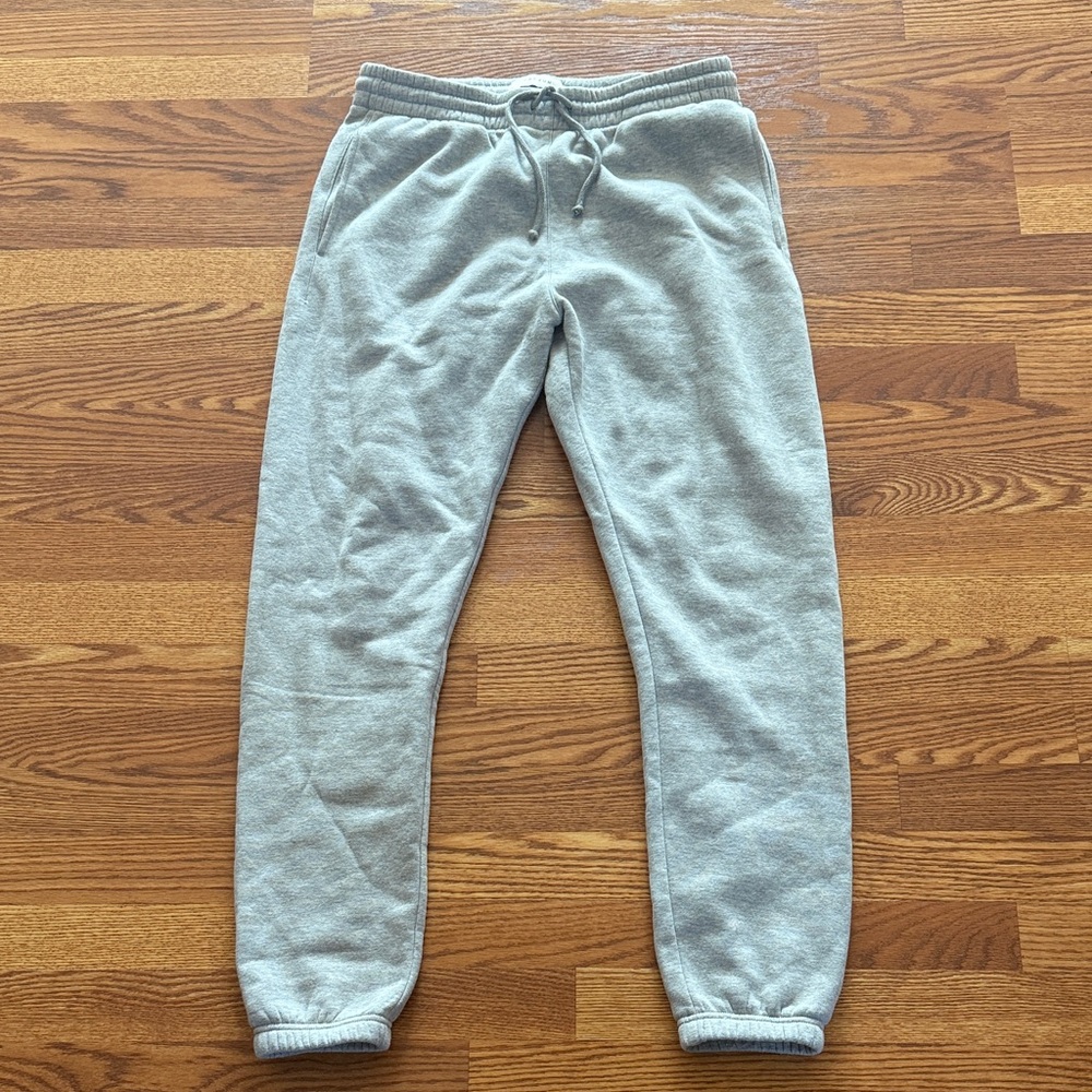 Gray Cuffed Sweatpants - image 1